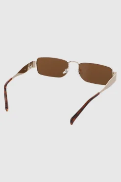 Lentes rectangulo metal