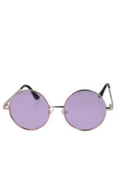 Lentes redondos metálicos