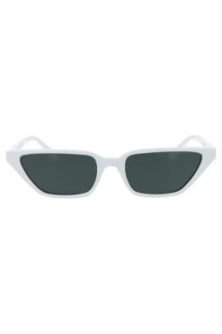 Lentes transparentes rectangulares cateye