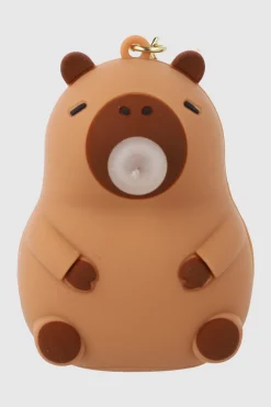 Llavero capibara plastico chicle