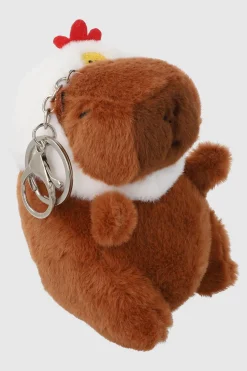 Llavero De Peluche De Capibara