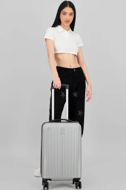 Maleta estructura rayas