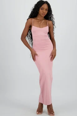Maxi vestido bodycon liso