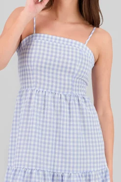 Maxi vestido cuadros