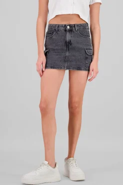 Mini falda cargo 2 bolsas