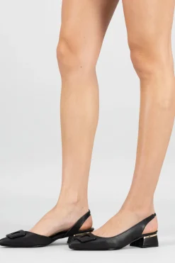 Mini tacón puntal bloquehebilla