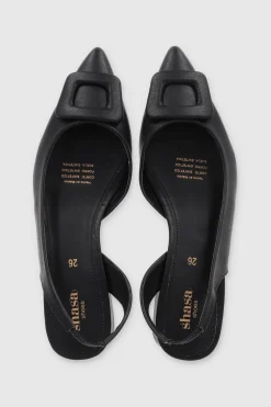 Mini tacón puntal bloquehebilla