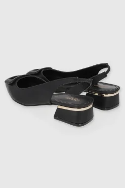 Mini tacón puntal bloquehebilla