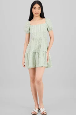 Mini vestido cuadros