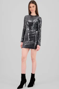 Mini vestido lentejuelas