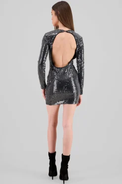 Mini vestido lentejuelas