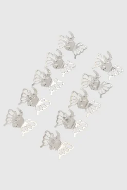 10 P Pincitas Mariposa Metal