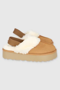 Panfufla peluche plataforma