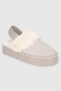 Panfufla peluche plataforma