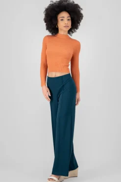 Pantalón Amplio Costura Frontal