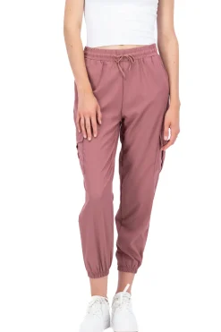 Pantalón Cargo Monocolor Bolsas