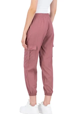 Pantalón Cargo Monocolor Bolsas