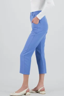 Pantalón Cintura Alta Capri Bolsas