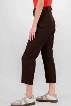 Pantalón Cintura Alta Capri Bolsas