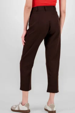 Pantalón Cintura Alta Capri Bolsas