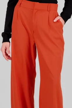 Pantalón Recto Pinzas Bolsillos