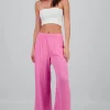 Pantalón Wide Leg Cintura Elástico