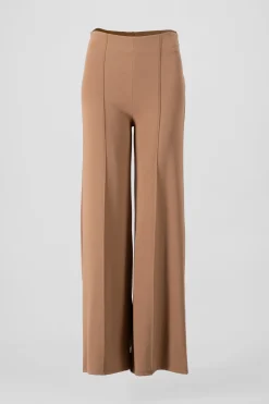 Pantalón Wide Leg Cintura Alta Costuras