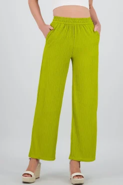 Pantalón wide textura bandana