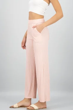 Pantalón wide textura bandana