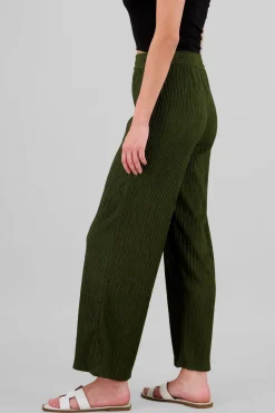 Pantalón wide textura bandana