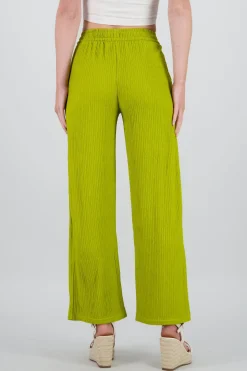 Pantalón wide textura bandana