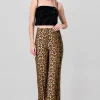 Pantalon amplio animal print