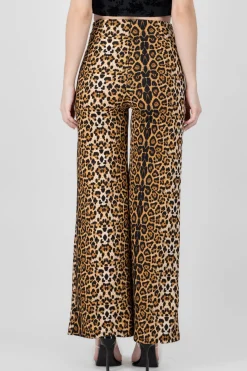 Pantalon amplio animal print