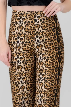 Pantalon amplio animal print