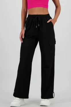 Pantalon amplio detalle franja