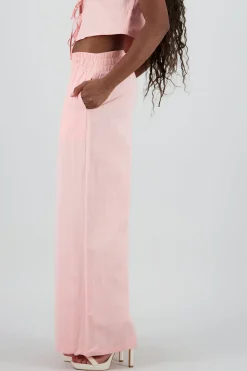 Pantalon amplio fluido wide leg