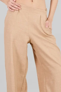 Pantalon amplio pinzas detalle bolsas