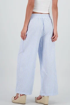 Pantalon amplio rayas