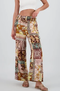 Pantalon amplio smock pretina