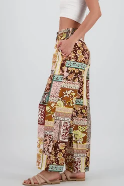 Pantalon amplio smock pretina