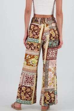 Pantalon amplio smock pretina