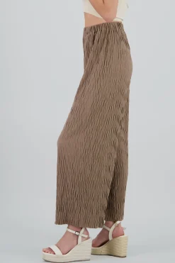 Pantalon amplio textura