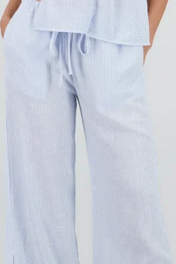 Pantalon cadera ligero rayas