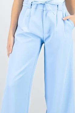 Pantalon cinturon lazo