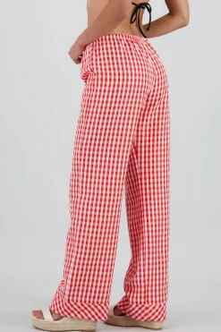 Pantalon con jareta recto