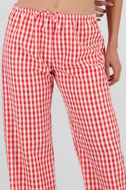 Pantalon con jareta recto