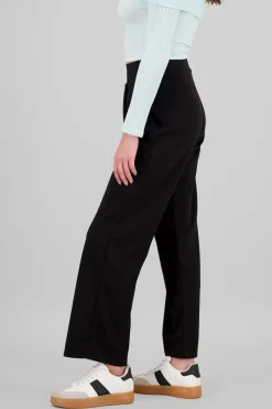 Pantalon de tacto suave liso