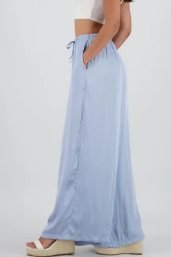 Pantalon fluido detalle jareta