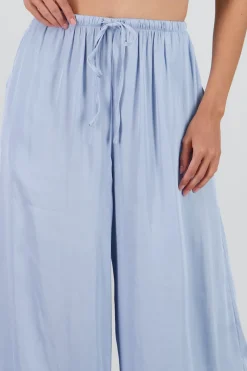 Pantalon fluido detalle jareta