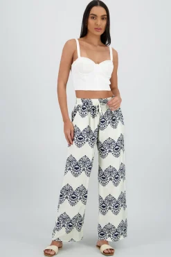 PANTALON FLUIDO EST PAISLEY